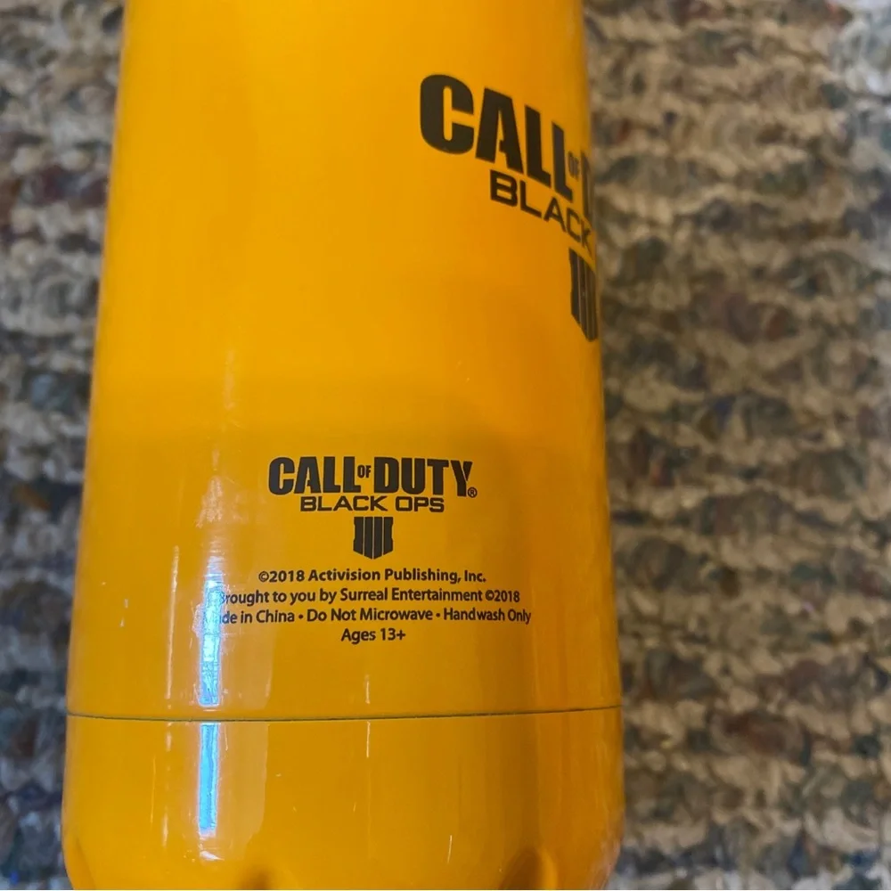Call of Duty curved water bottles stainless steel